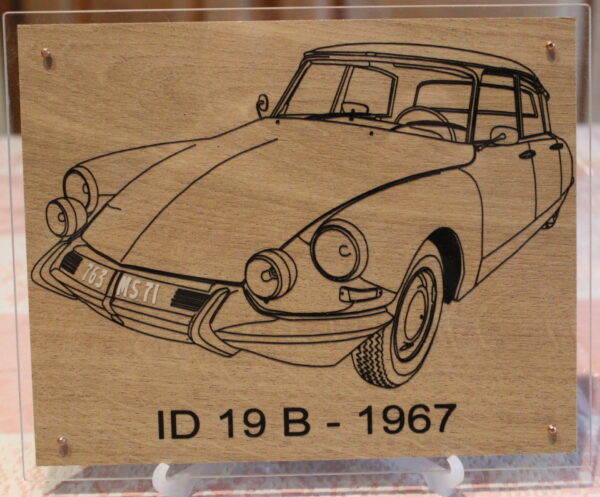 CITROEN ID 19 B - 1967 - 210X170X11MM - 3/4 AVANT
