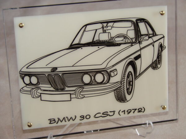 BMW 30 CSL (1972) - 170X130X11MM - 3/4 Avant