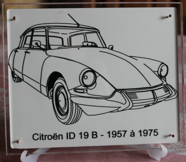 CITROEN ID 19 B - 1957 A 1975 - 210x170x14mm - 3/4 Av