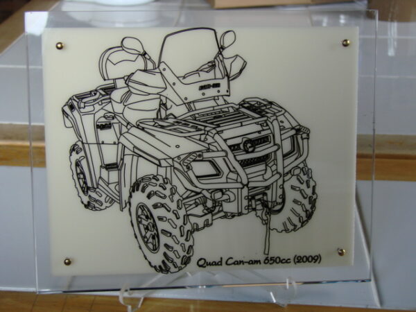 QUAD CAN-AM 650cc (2009) - 210X170X11MM