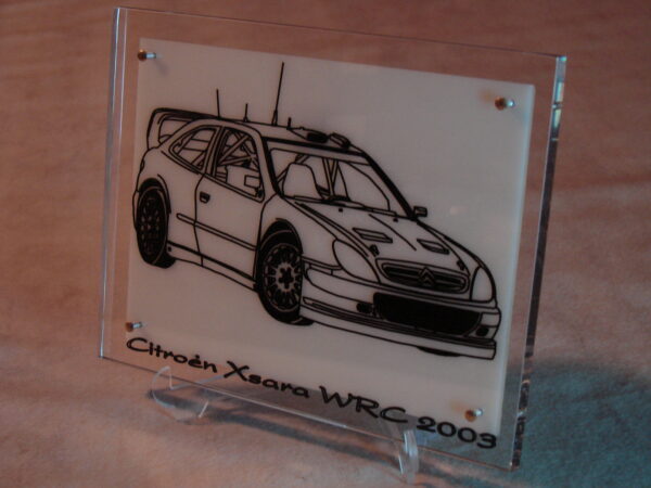 CITROEN XSARA WRC - 2003 - 210X170X11MM - 3/4 Avant