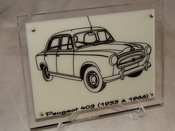 PEUGEOT 403 - 1955-1966 - 170X130X11MM - 3/4 Avant