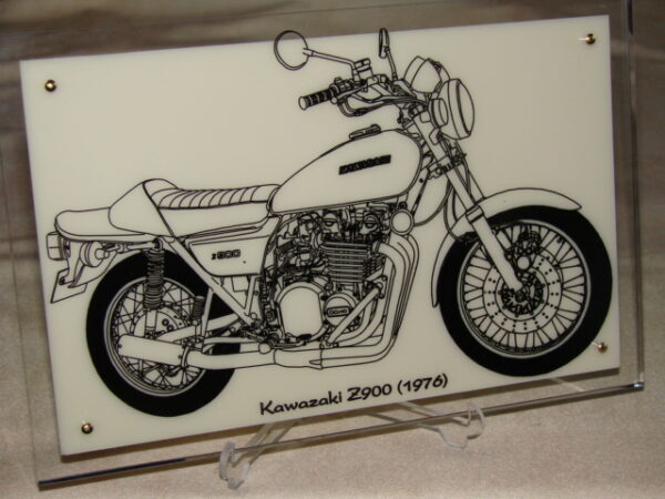 KAWAZAKI Z900 (1976) - 260x170x11mm