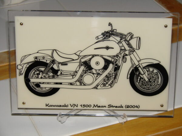 KAWAZAKI VN 1500 MEAN STREAK (2004) - 260X170X11MM