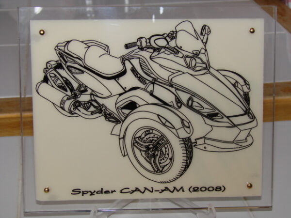 SPYDER CAN-AM (2008) - 210X170X11MM