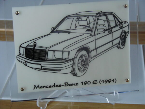 MERCEDES-BENZ 190 E - 1991 - 210X170X11MM - 3/4 Avant