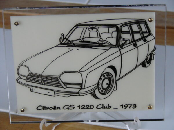 CITROEN GS 1220 CLUB - 1973 - 210X170X11MM - 3/4 Avant