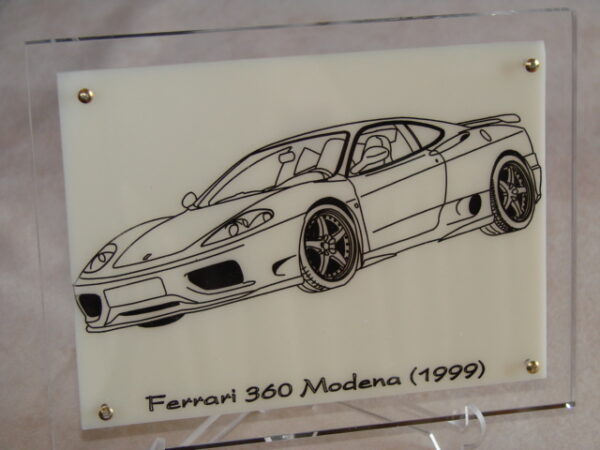 FERRARI 360 MODENA - 1999 - 210X170X11MM - 3/4 Avant