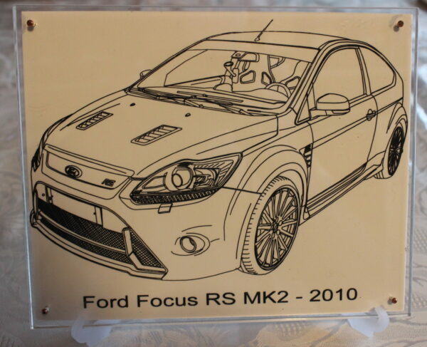 FORD FOCUS RS MK2 - 2010 - 210X170X11MM - 3/4 Av