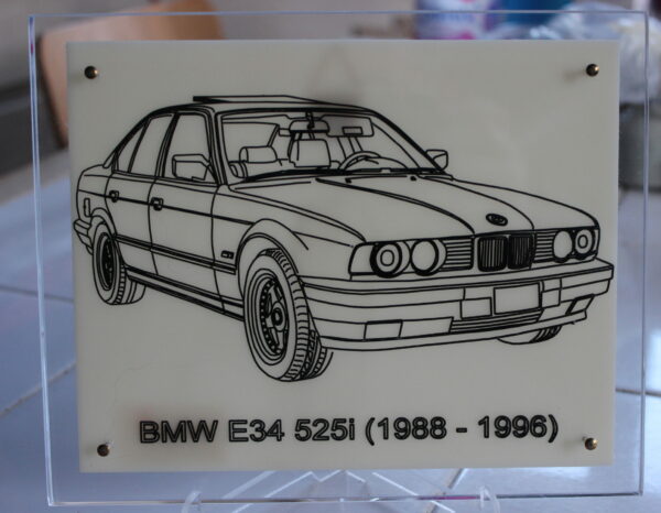 BMW E34 525i - 1988 à 1996 - 210X170X11MM - 3/4 Avant