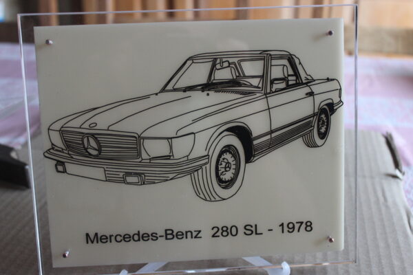 MERCEDES-BENZ 280 SL - 1978 - 210X170X11MM - 3/4 Avant