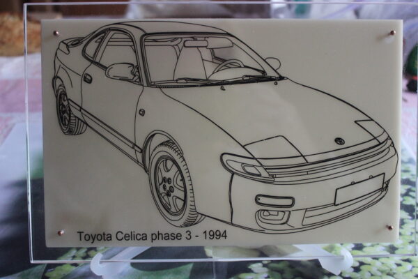 TOYOTA CELICA - PHASE 3 - 260X170X11MM - 3/4 Avant