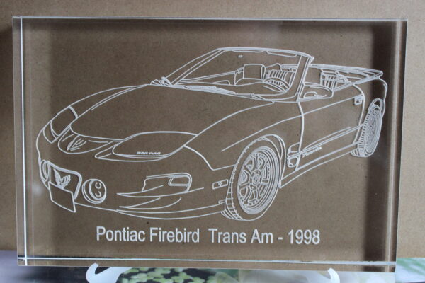 PONTIAC FIREBIRD TRANS AM - 1998 - BLOC 260X170X25MM - 3/4 Avant