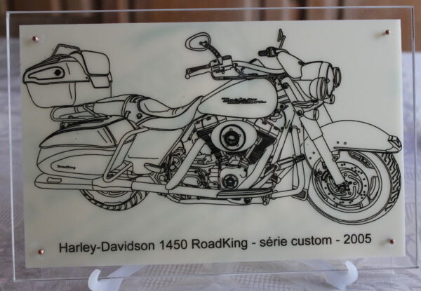 HARLEY-DAVIDSON 1450 ROADKING CUSTOM - 2005 - 260X170X11MM