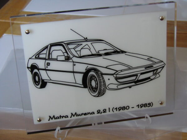 MATRA MURENA 2,2 L - 1980-1983 - 210X170X11MM - 3/4 Avant