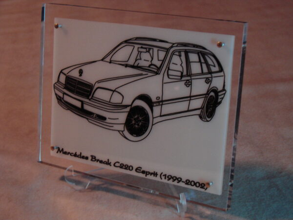 MERCEDES BREAK C220 ESPRIT - 1999-2002 - 210X170X11MM - 3/4 Avant