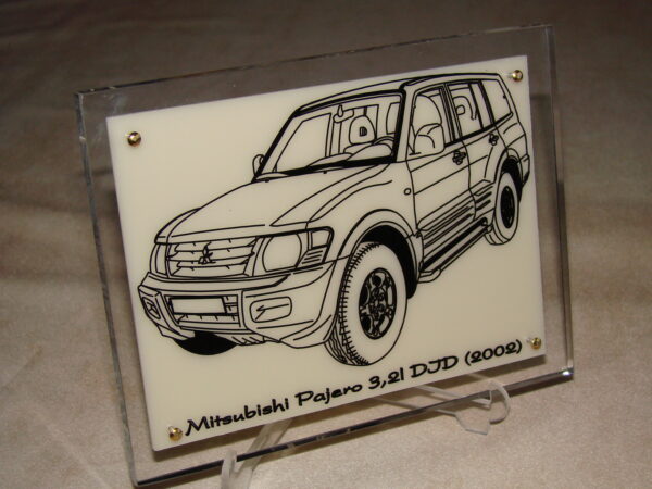 MITSUBISHI PAJERO 3,2L DID - 2002 - 210X170X11MM - 3/4 Avant