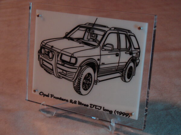 OPEL FRONTERA 2,2L DTI LONG - 1999 - 170X130X11MM - 3/4 Avant