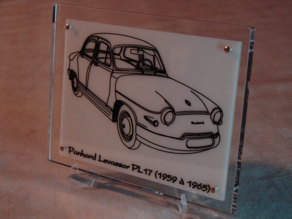 PANHARD LEVASSOR PL17 - 1959-1965 - 170X130X11MM - 3/4 Avant