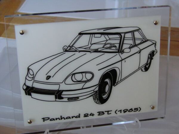 PANHARD 24 BT - 1965 - 170X130X11MM - 3/4 Avant