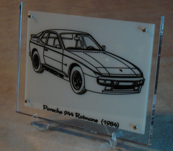 PORSCHE 944 - 1986 - 210X170X11MM - 3/4 Avant