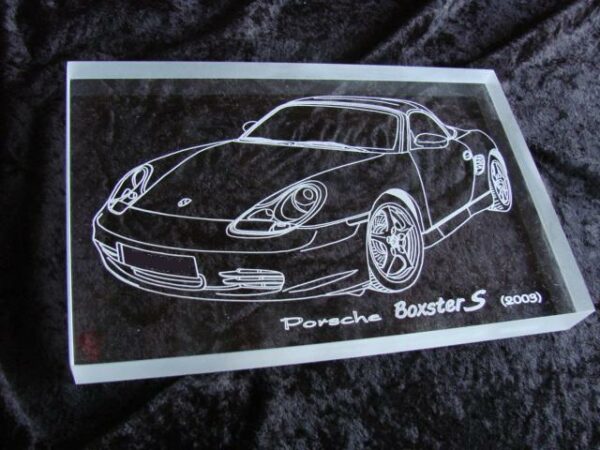 PORSCHE BOXSTER S - 2003 - BLOC 260X170X25MM - 3/4 Avant