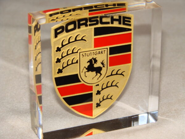 LOGO PORSCHE - 80X120X20MM