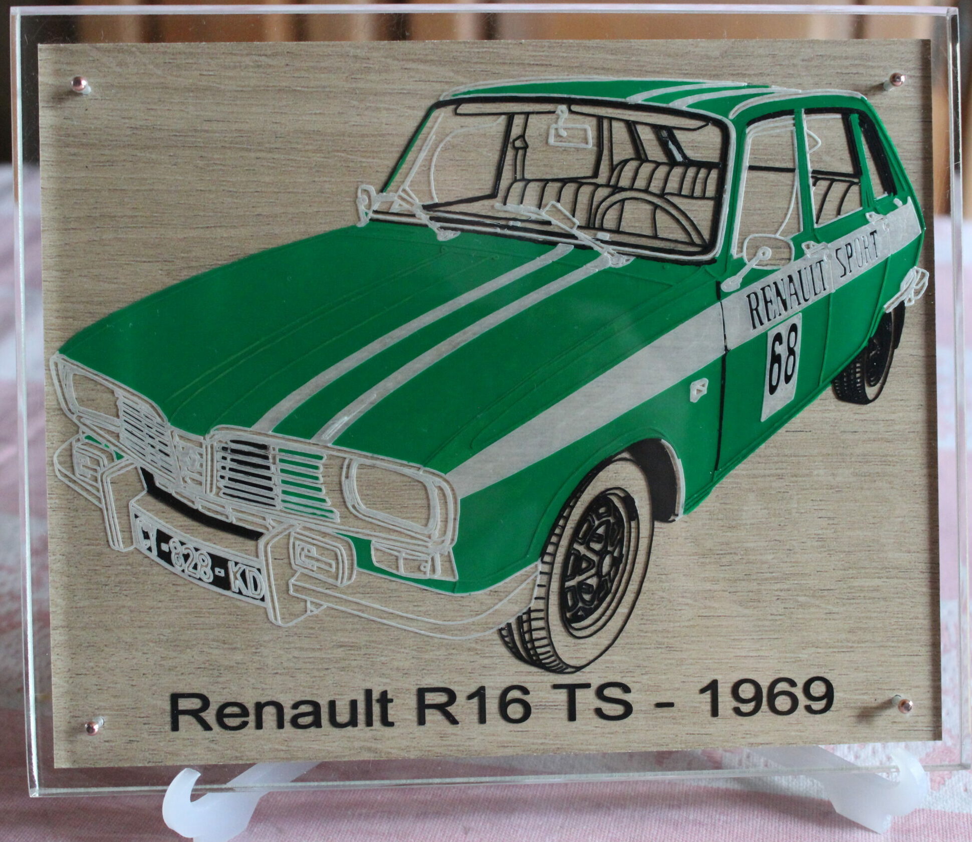 RENAULT R16 TS - 1969 - 210X170X16MM