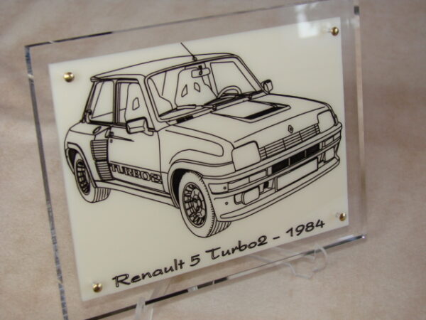 RENAULT R5 - TURBO 2 - 1983-1986 - 210X170X11MM - 3/4 Avant