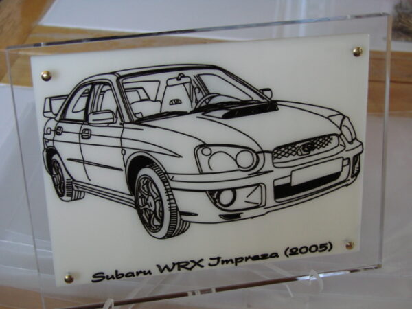 SUBARU WRX IMPREZA - 2005 - 170X130X11MM - 3/4 Avant