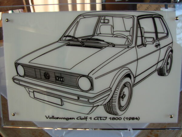 VOLKSWAGEN GOLF 1 - 1974-1984 - 260X170X11MM - 3/4 Avant