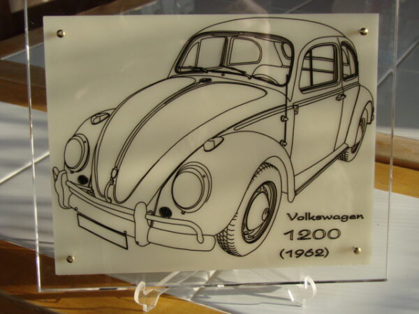 VOLKSWAGEN 1200 - 1962 - 210X170X11MM - 3/4 Avant